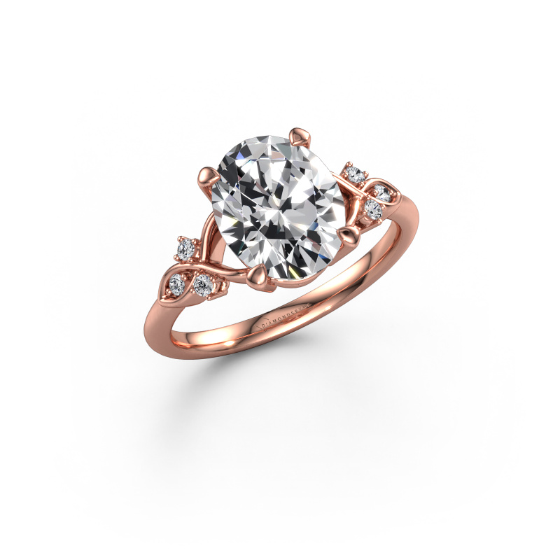 Bild von Verlobungsring Azra OVL 585 Roségold Lab-grown Diamant 2.772 crt