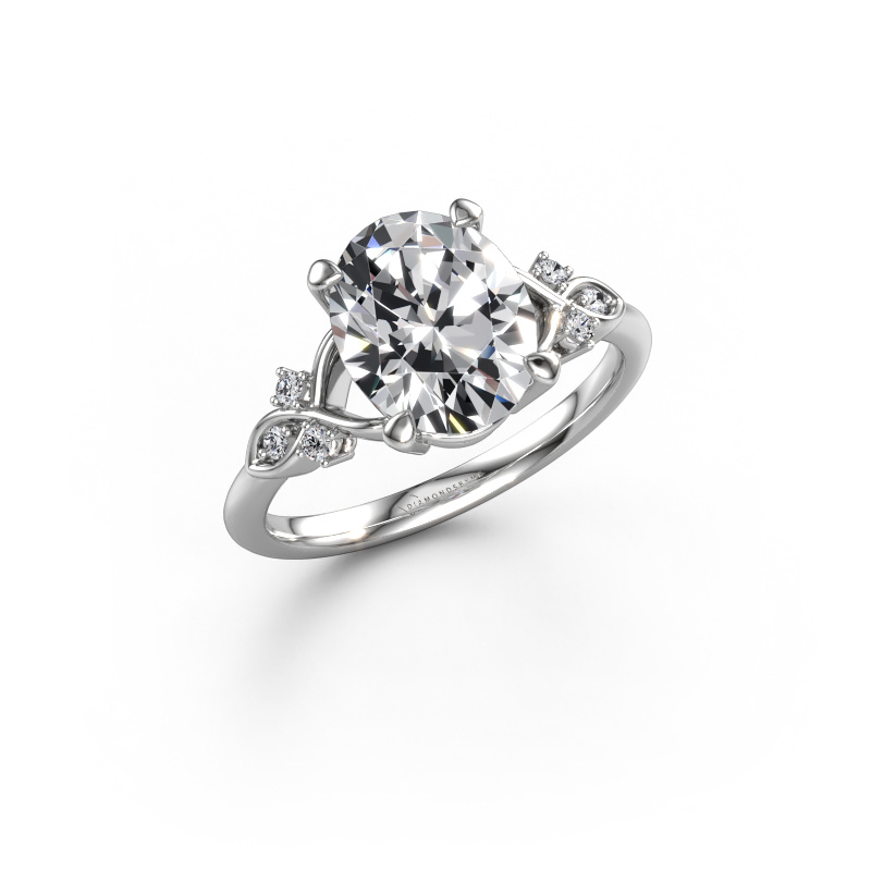 Bild von Verlobungsring Azra OVL 950 Platin Lab-grown Diamant 2.772 crt