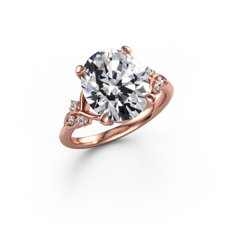 Bild von Verlobungsring Azra OVL 585 Roségold Lab-grown Diamant 5.122 crt