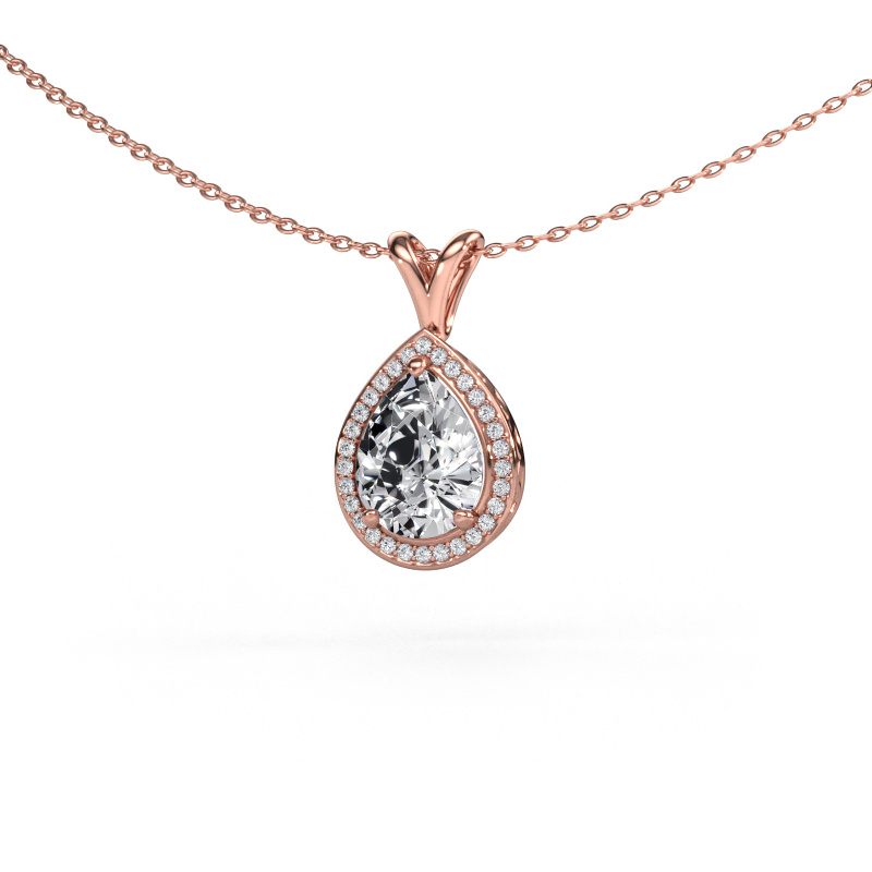 Image of Pendant Barbar 585 rose gold Diamond 1.62 crt