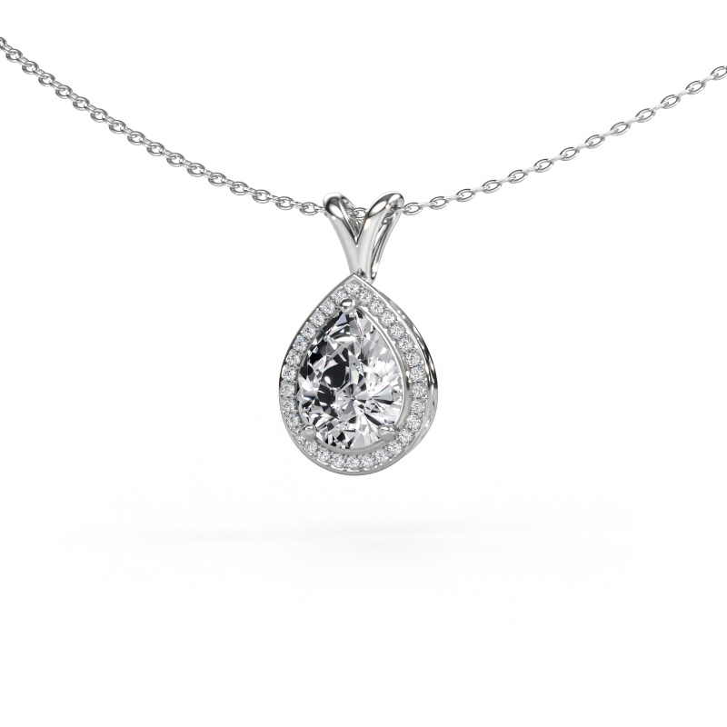 Image de Pendentif Barbar 585 or blanc Diamant 1.62 crt