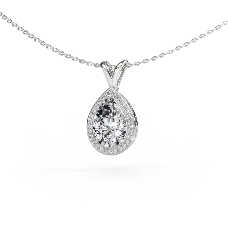 Immagine di Ciondolo Barbar 585 oro bianco Diamante 2.301 crt