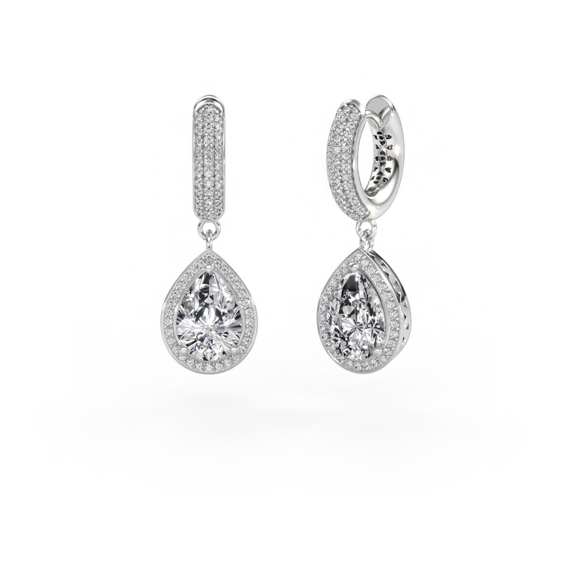 Immagine di Orecchini pendenti Barbar 2 950 platino Diamante lab grown 4.795 crt