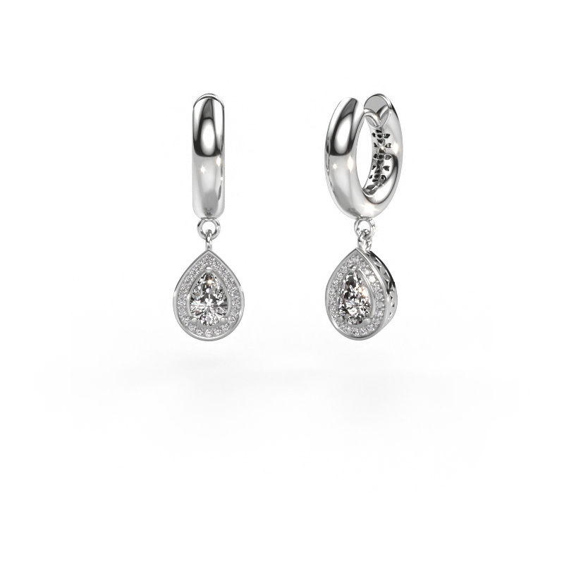 Image of Drop earrings Barbar 1 950 platinum Diamond 1.076 crt