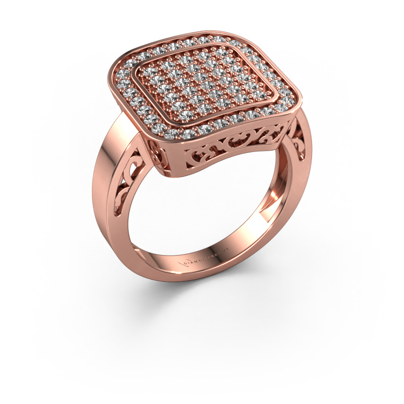 Image of Ring Beatrice 585 rose gold Lab grown diamond 0.60 crt