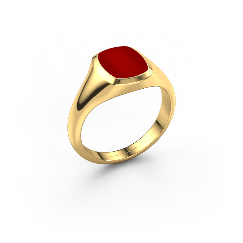 Image of Pinky ring Benjamin 1 585 gold Carnelian 10x8 mm