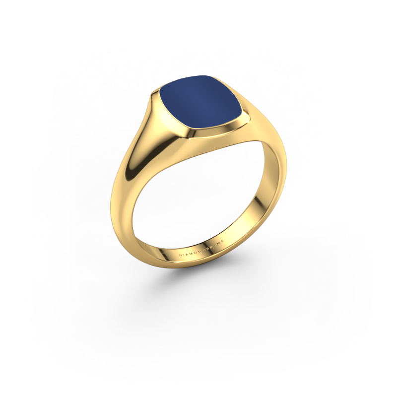 Image of Pinky ring Benjamin 1 585 gold Lapis 10x8 mm