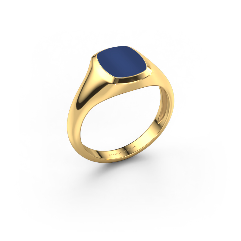 Afbeelding van Pink ring Benjamin 1 Light 585 goud Lapis lazuli 10x8 mm