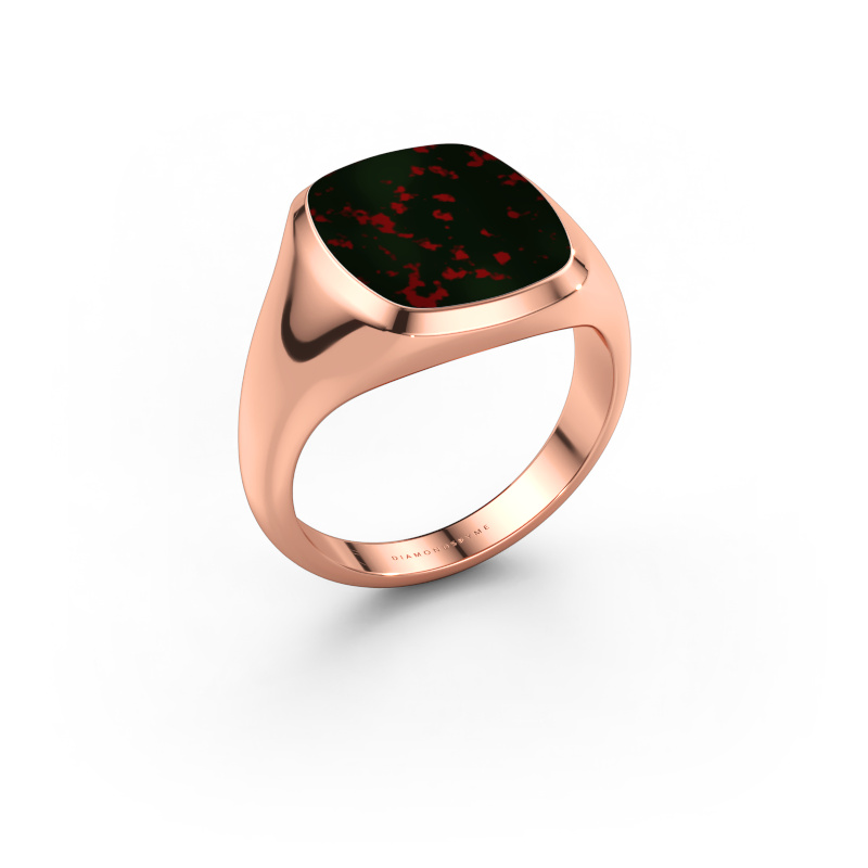 Image de Chevalière Benjamin 3 585 or rose Héliotrope 14x12 mm