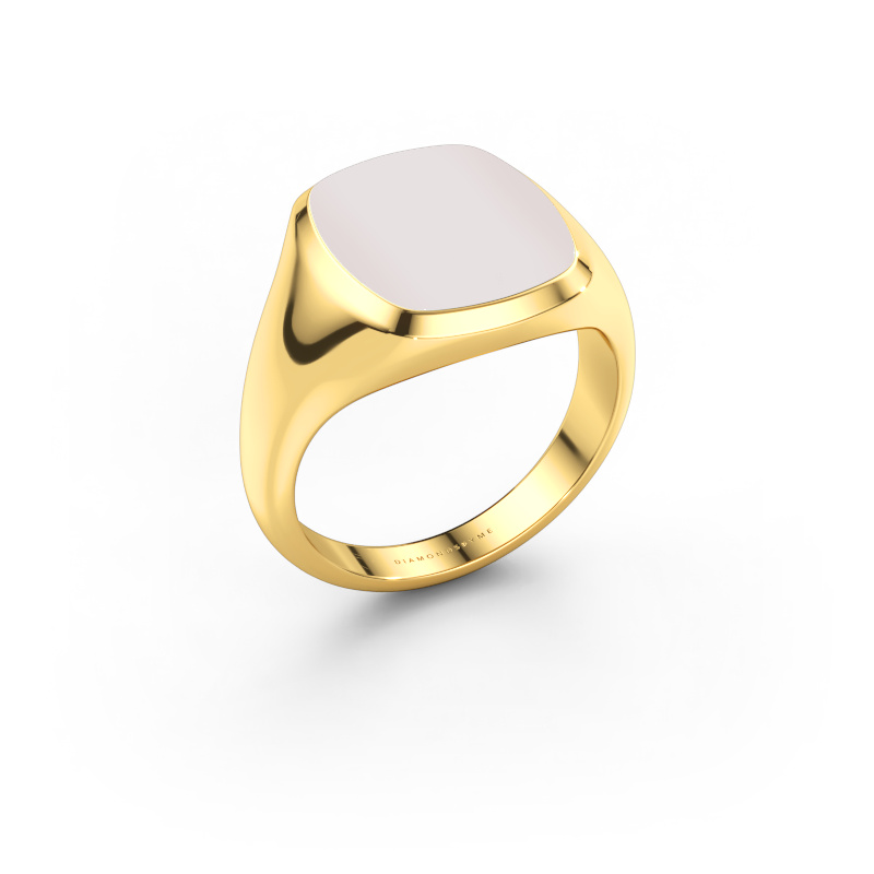 Bild von Siegelring Benjamin 3 585 Gold Rot Lagenstein 14x12 mm