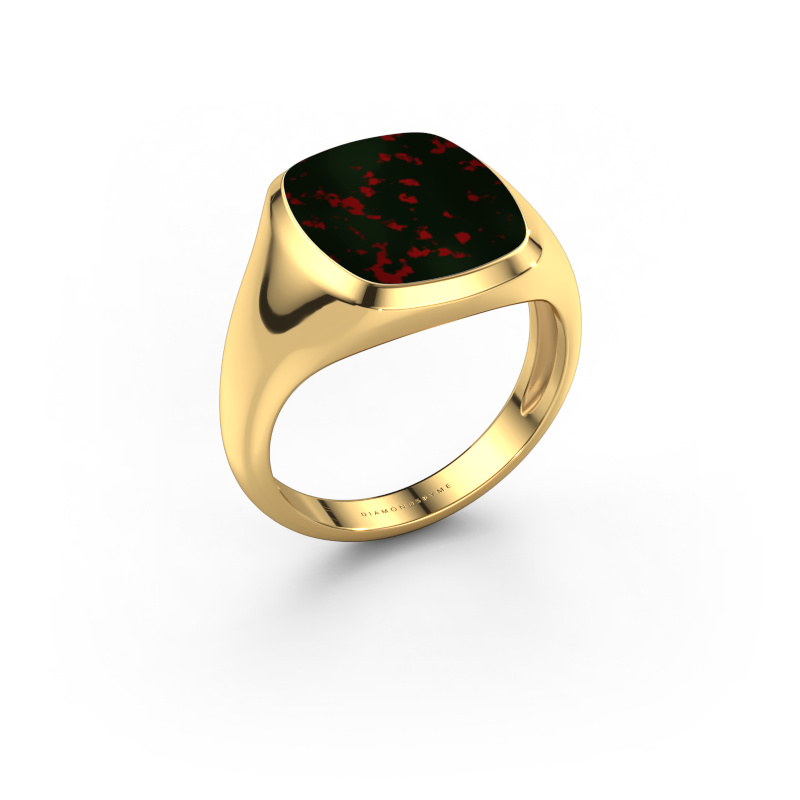 Image de Chevalière Benjamin 3 Light 585 or jaune Héliotrope 14x12 mm