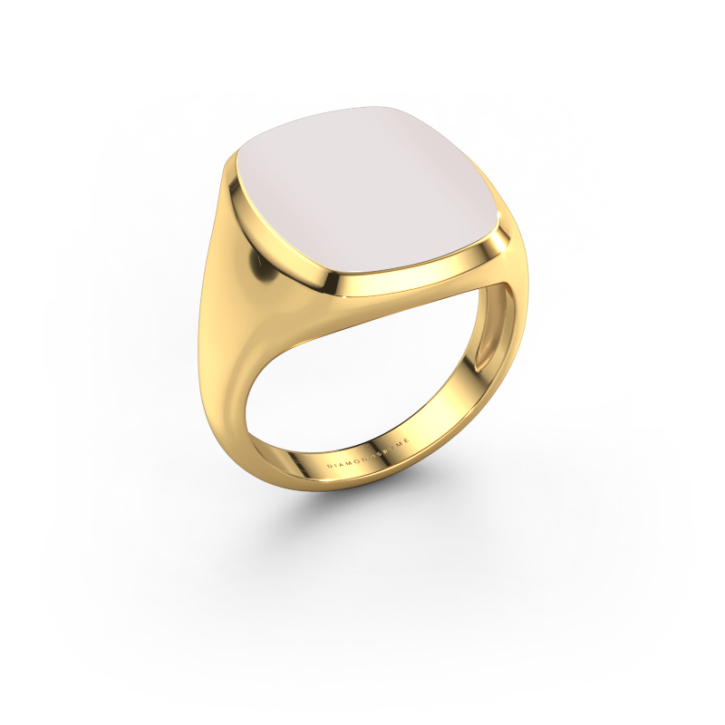 Image of Signet ring Benjamin 4 Light 585 gold Red sardonyx 17x14 mm