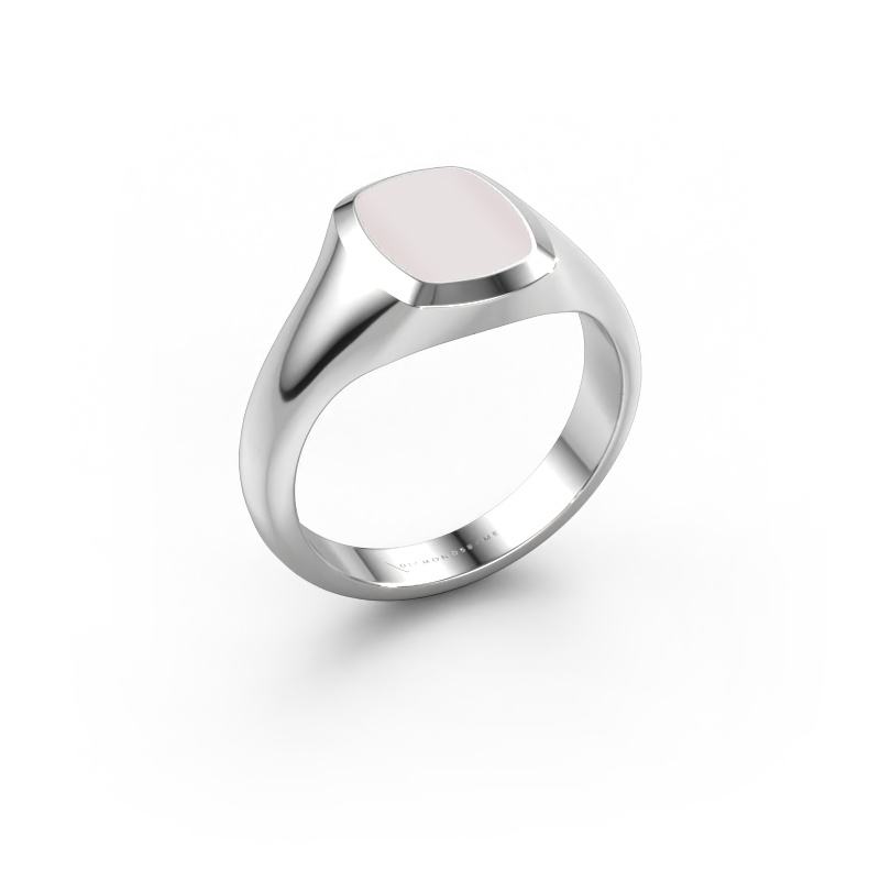 Afbeelding van Pink ring Benjamin 1 950 platina Rode lagensteen 10x8 mm