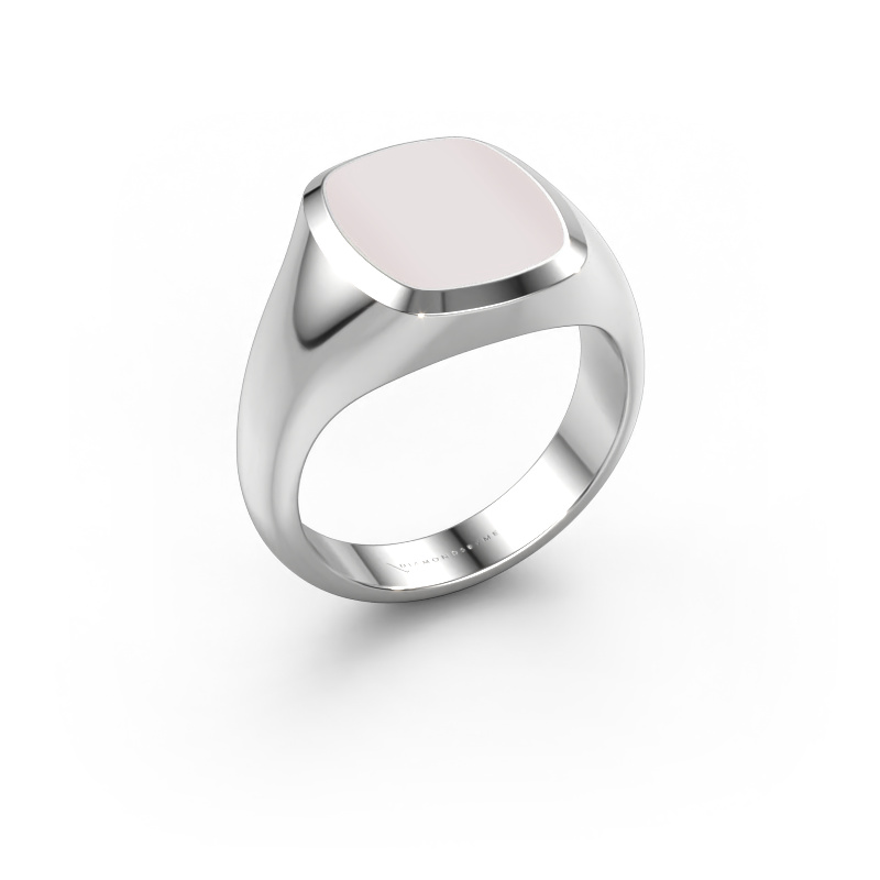 Image of Signet ring Benjamin 2 950 platinum Red sardonyx 13x11 mm