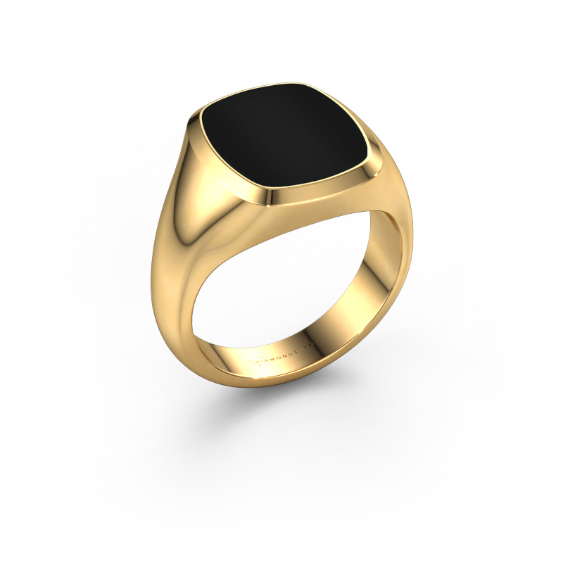 Bild von Siegelring Benjamin 3 585 Gold Onyx 14x12 mm