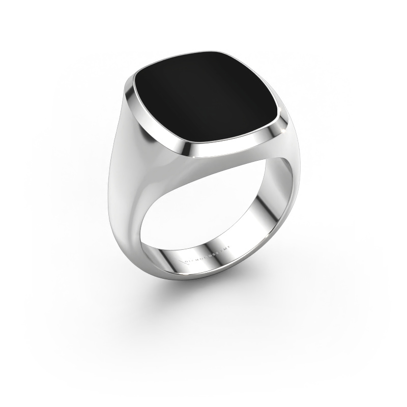 Bild von Siegelring Benjamin 4 950 Platin Onyx 17x14 mm