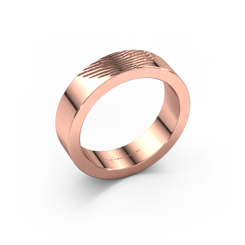 Image of Wedding ring Bernice 585 rose gold ±5x2 mm