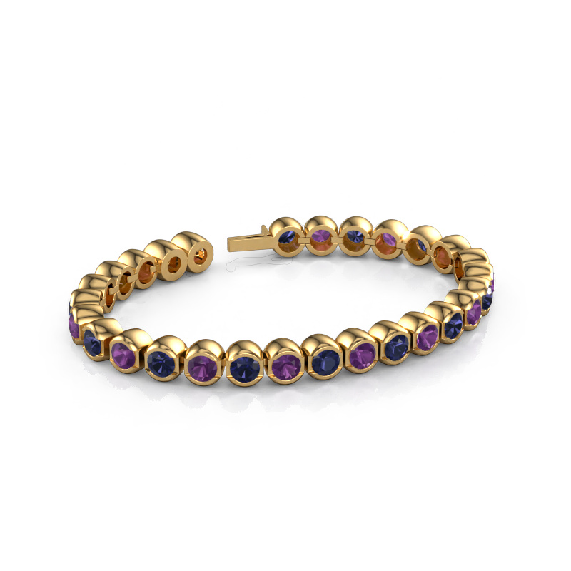 Bild von Tennisarmband Bianca 5 mm 585 Gold Amethyst 5 mm