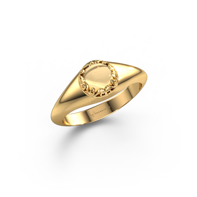 Image of Ring Birgit 585 gold Citrin 6 mm