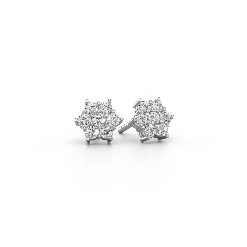 Bild von Ohrsteckers Bonita 950 Platin Diamant 0.42 crt
