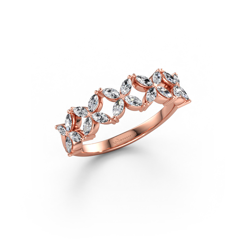 Immagine di Anello Bree 585 oro rosa Diamante 0.50 crt