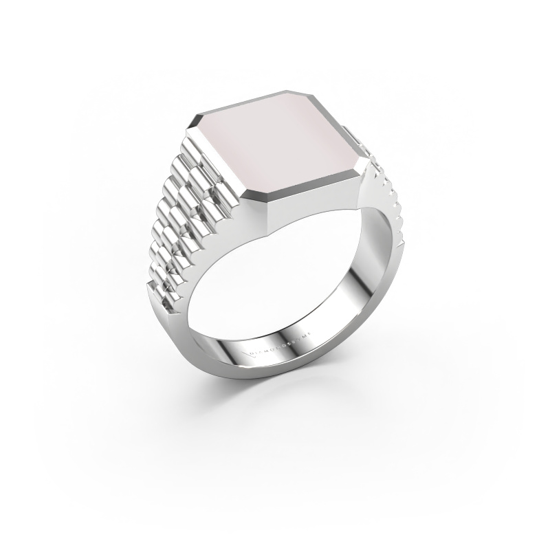 Bild von Siegelring Brent 2 950 Platin Rot Lagenstein 12x10 mm