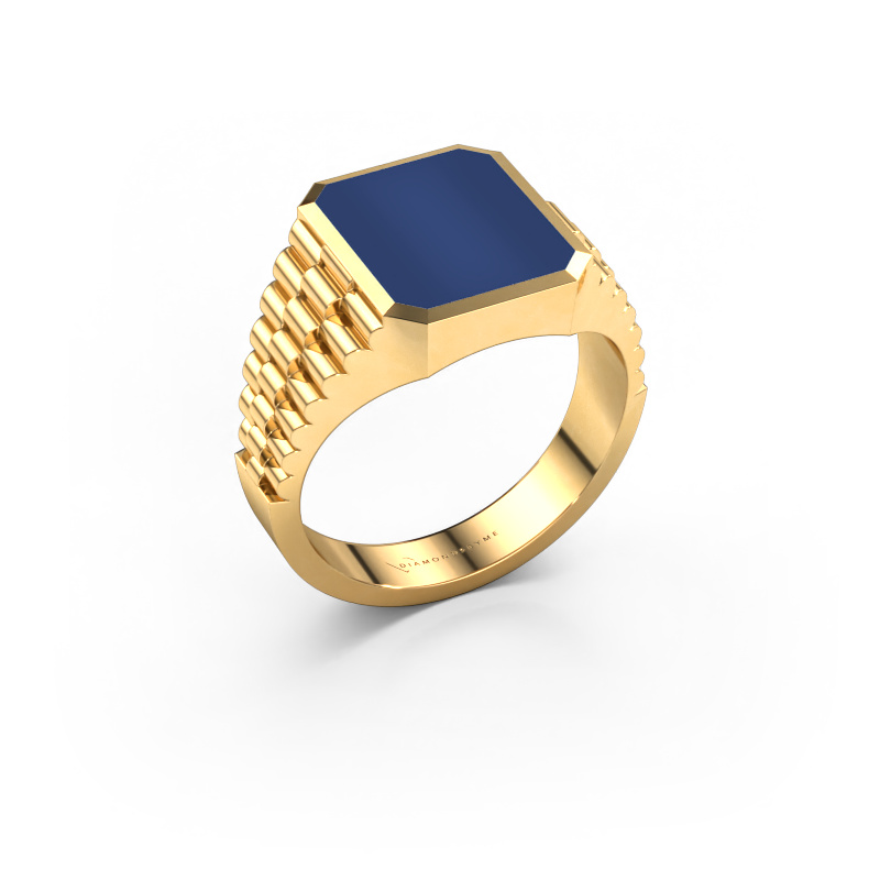 Bild von Siegelring Brent 2 585 Gold Lapislazuli 12x10 mm
