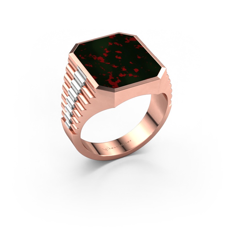 Bild von Siegelring Brent 4 585 Roségold Heliotrop 16x13 mm