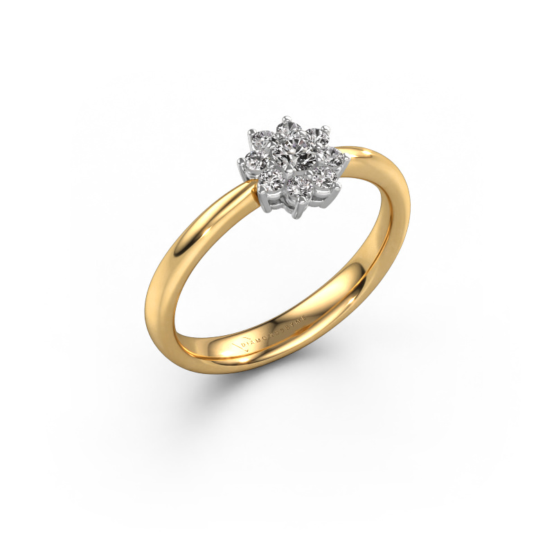 Image of Engagement ring Camille 1 585 gold Diamond 0.26 crt