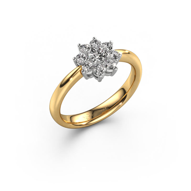 Bild von Verlobungsring Camille 1 585 Gold Lab-grown Diamant 0.51 crt