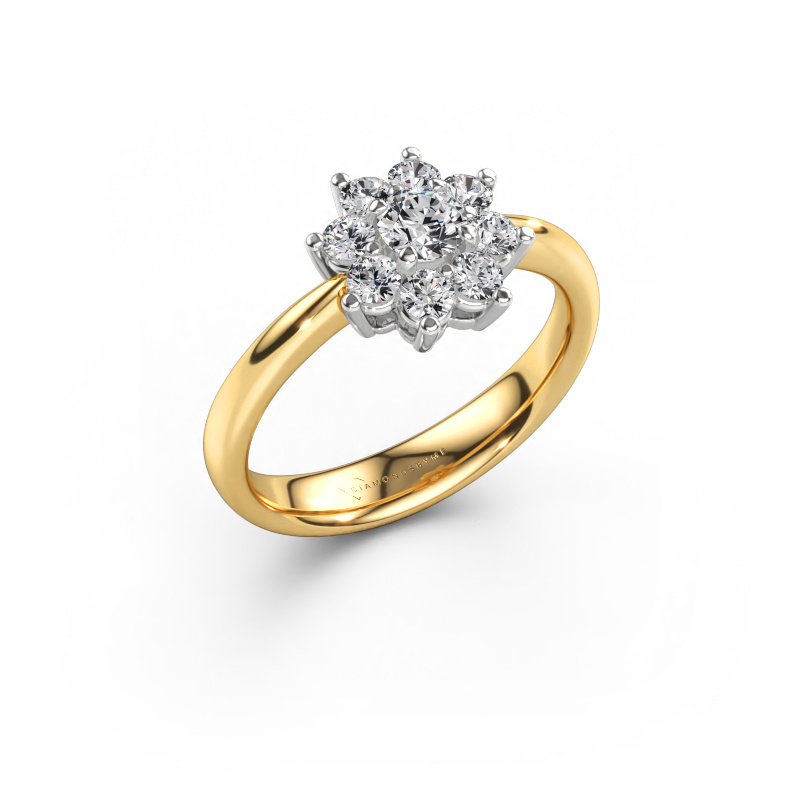 Image de Bague de fiançailles Camille 1 585 or jaune Diamant 0.69 crt