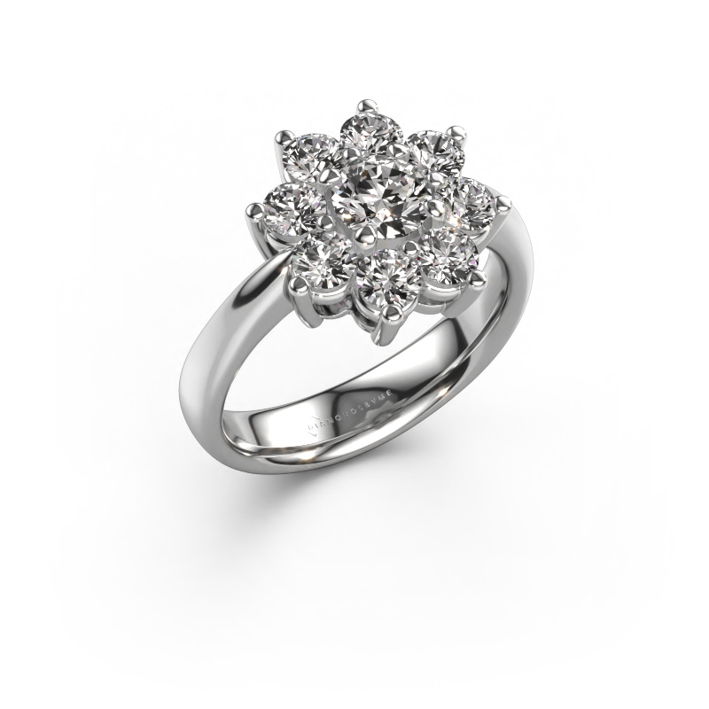Image of Engagement ring Camille 1 950 platinum Diamond 1.46 crt