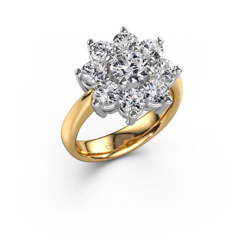 Image of Engagement ring Camille 1 585 gold Lab grown diamond 2.30 crt