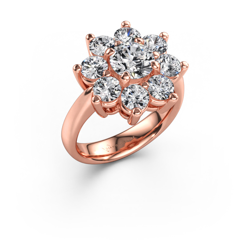 Immagine di Anello di fidanzamento Camille 1 585 oro rosa Diamante lab grown 3.00 crt