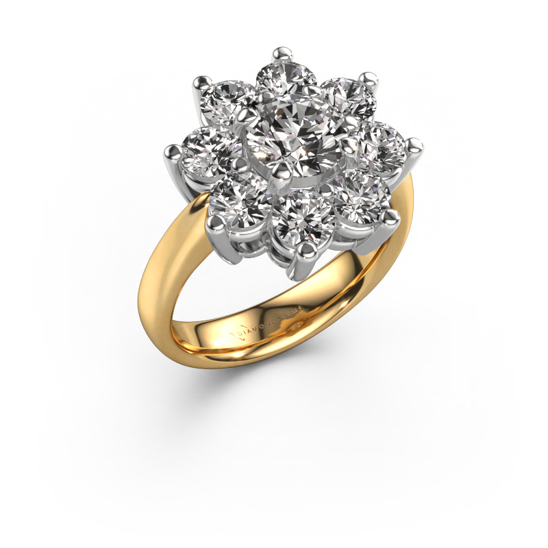 Image of Engagement ring Camille 1 585 gold Diamond 3.00 crt