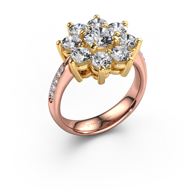 Bild von Verlobungsring Camille 2 585 Roségold Lab-grown Diamant 2.352 crt