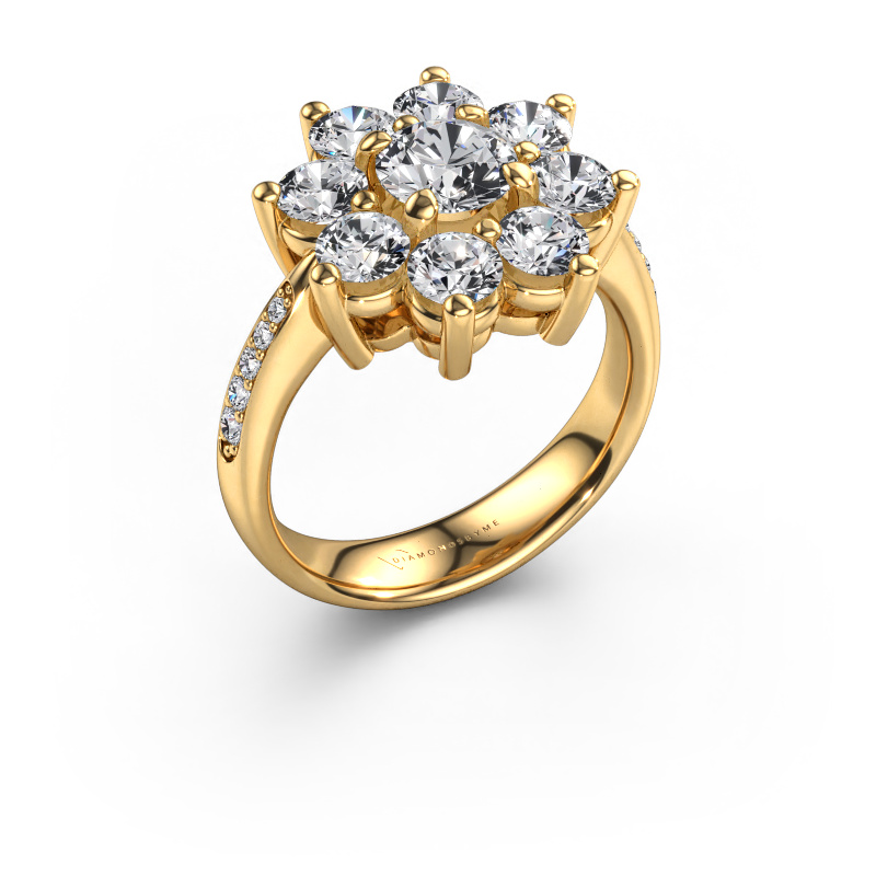 Image of Engagement ring Camille 2 585 gold Diamond 2.352 crt