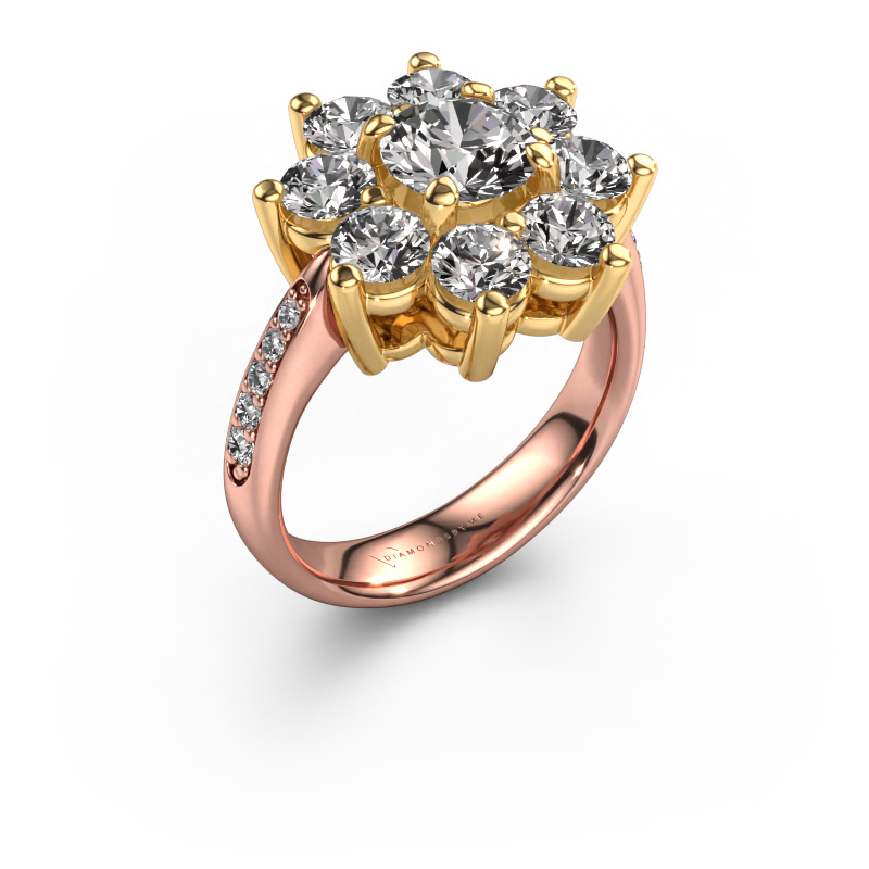 Image de Bague de fiançailles Camille 2 585 or rose Diamant 3.074 crt