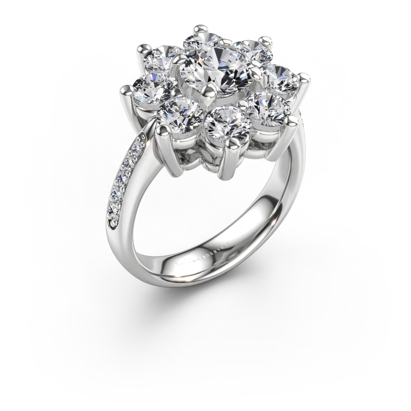 Bild av Förlovningsring Camille 2 585 vitt guld Labbodlad diamant 3.074 crt