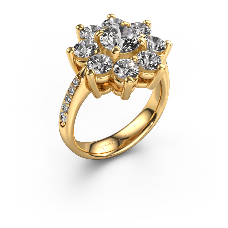 Image of Engagement ring Camille 2 585 gold Diamond 3.074 crt