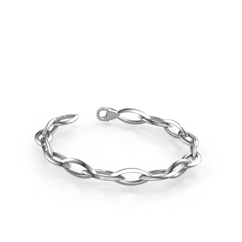 Image of Bracelet Candy 1 10,0 Solid - 585 white gold