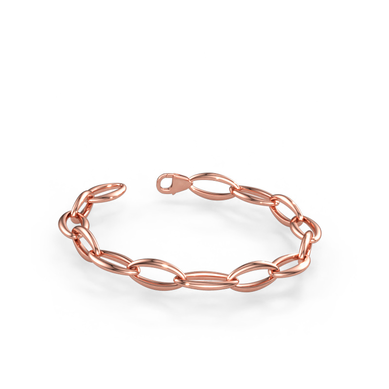 Immagine di Bracciale Candy 2 11 Solido - 585 oro rosa