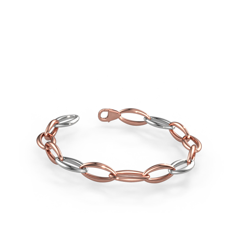 Image of Bracelet Candy 2 11 Solid - 585 rose gold
