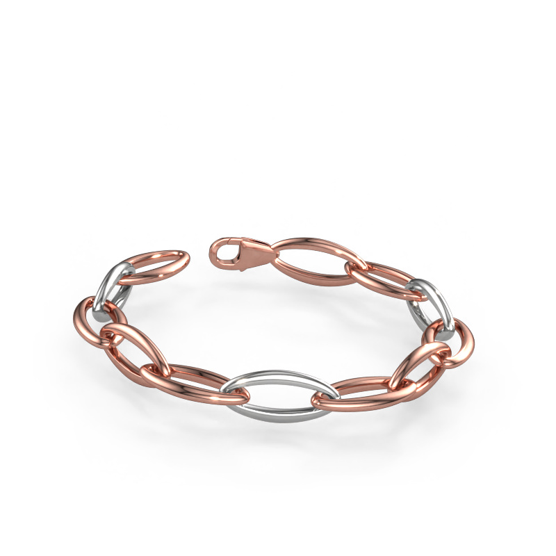 Image of Bracelet Candy 2 13 Solid - 585 rose gold