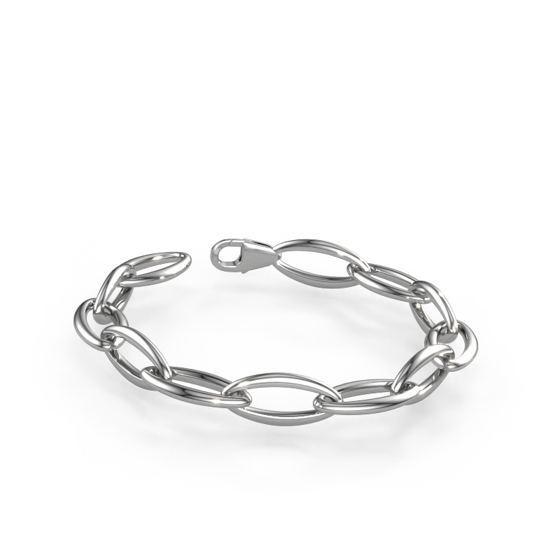 Image of Bracelet Candy 2 13 Solid - 585 white gold
