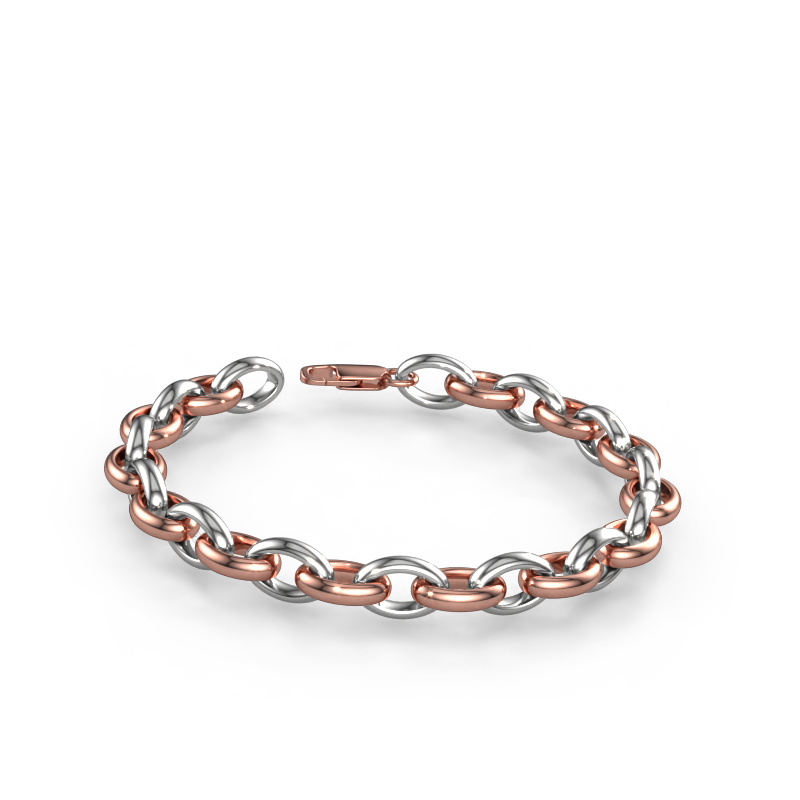 Image of Bracelet Candy 3 10.0 Solid - 585 rose gold