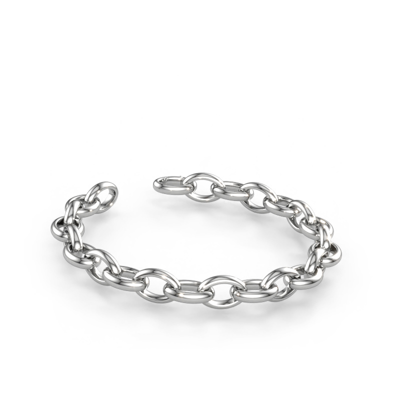 Immagine di Bracciale Candy 3 11.0 Solido - 585 oro bianco