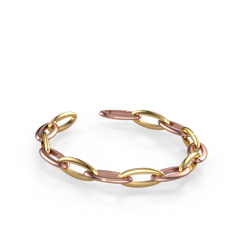 Image of Bracelet Candy 4 11.0 Solid - 585 rose gold