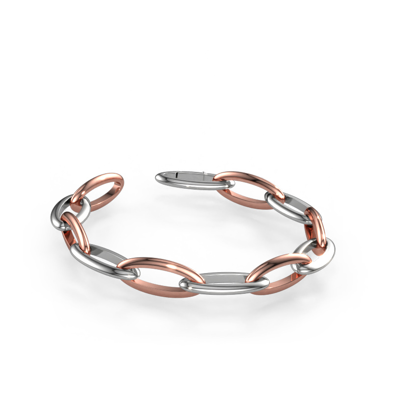 Image of Bracelet Candy 4 13.0 Solid - 585 white gold