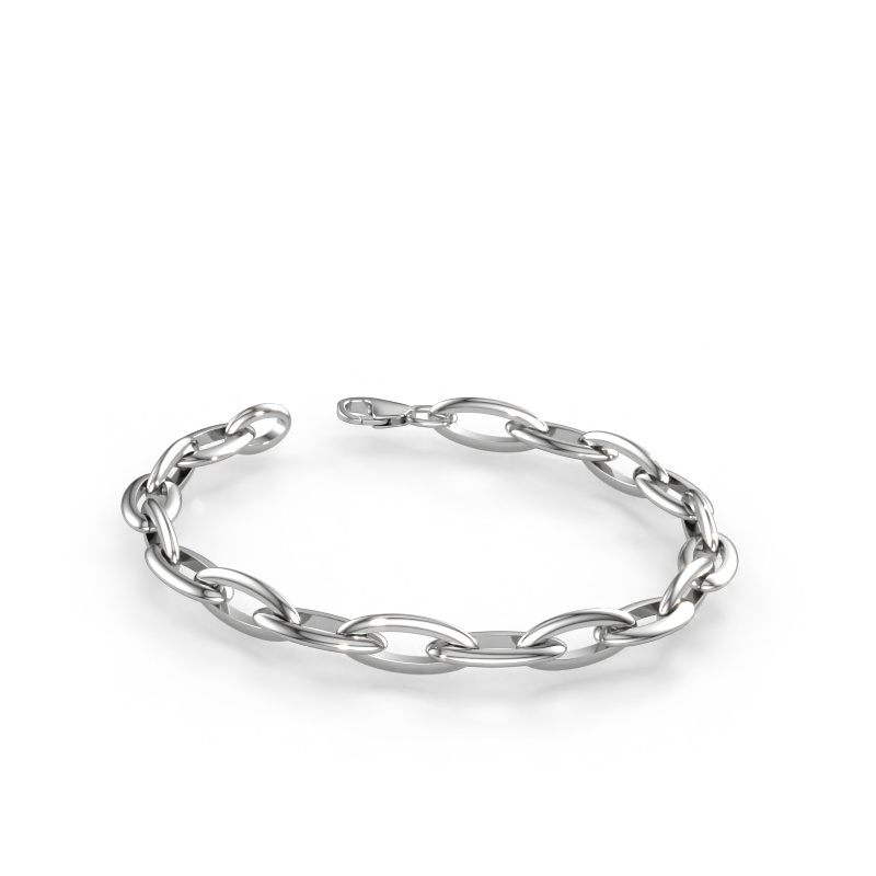 Immagine di Bracciale Candy 4 8.5 Solido - 585 oro bianco